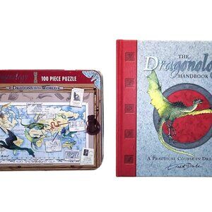 Dragonology Dragons of World Mudpuppy 100 Pc Puzzle /AND Handbook +Bonus Exc Con